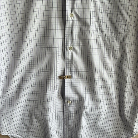 Ermenegildo Zegna Portifino Long Check Pattern Sleeve Shirt Size L - Picture 3 of 11